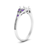Load image into Gallery viewer, split-band-antique-semi-mount-purple-topaz-engagement-ring-in-white-gold-FD9816SMRGVITO-NL-WG
