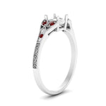 Load image into Gallery viewer, split-band-antique-semi-mount-ruby-engagement-ring-in-white-gold-FD9816SMRGRUDR-NL-WG
