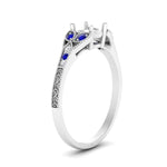 Load image into Gallery viewer, split-band-antique-semi-mount-sapphire-engagement-ring-in-white-gold-FD9816SMRGSABL-NL-WG
