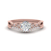Load image into Gallery viewer, split-shank-celtic-knot-celtic-knot-wedding-set-in-rose-gold-FD9609RO-NL-RG