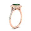 Load image into Gallery viewer, split-shank-emerald-emerald-cut-diamond-halo-engagement-ring-in-rose-gold-FD9608EMRGEMGR-NL-RG.jpg