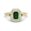 Load image into Gallery viewer, split-shank-emerald-emerald-cut-diamond-halo-engagement-ring-in-yellow-gold-FD9608EMRGEMGR-NL-YG.jpg