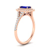 Load image into Gallery viewer, split-shank-sapphire-emerald-cut-diamond-halo-engagement-ring-in-rose-gold-FD9608EMRGSABL-NL-RG.jpg