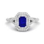 Load image into Gallery viewer, split-shank-sapphire-emerald-cut-diamond-halo-engagement-ring-in-white-gold-FD9608EMRGSABL-NL-WG.jpg
