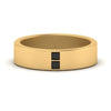 Load image into Gallery viewer, square-black-diamond-mens-wedding-band-in-yellow-gold-FDM10320GBLACK-NL-YG.jpg