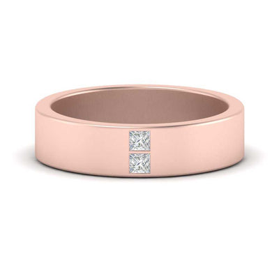 Square Diamond Mens Band