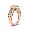 Load image into Gallery viewer, square-filigree-split-emerald-engagement-ring-in-rose-gold-fdenr1109gemgrangle2-nl-rg.jpg
