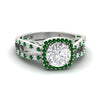 Load image into Gallery viewer, square-filigree-split-emerald-engagement-ring-in-white-gold-fdenr1109gemgrsleep-nl-wg.jpg