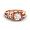 Load image into Gallery viewer, square-filigree-split-orange-sapphire-engagement-ring-in-rose-gold-fdenr1109gsaorsleep-nl-rg.jpg
