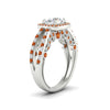 Load image into Gallery viewer, square-filigree-split-orange-sapphire-engagement-ring-in-white-gold-fdenr1109gsaorangle2-nl-wg.jpg