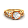 Load image into Gallery viewer, square-filigree-split-orange-sapphire-engagement-ring-in-yellow-gold-fdenr1109gsaorsleep-nl-yg.jpg