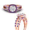 Load image into Gallery viewer, square-filigree-split-purple-topaz-engagement-ring-in-rose-gold-fdenr1109gvitoangle3-nl-rg.jpg
