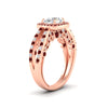 Load image into Gallery viewer, square-filigree-split-ruby-engagement-ring-in-rose-gold-fdenr1109grudrangle2-nl-rg.jpg