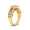 Load image into Gallery viewer, square-filigree-split-ruby-engagement-ring-in-yellow-gold-fdenr1109grudrangle2-nl-yg.jpg