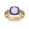 Load image into Gallery viewer, square-filigree-split-sapphire-engagement-ring-in-yellow-gold-fdenr1109gsablangle5-nl-yg.jpg