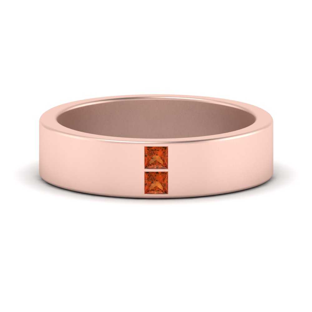 Square Diamond Mens Band