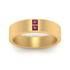 Load image into Gallery viewer, square-pink-sapphire-mens-wedding-band-in-yellow-gold-FDM10320GSADRPIANGLE5-NL-YG.jpg