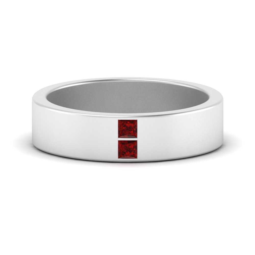 Square Diamond Mens Band