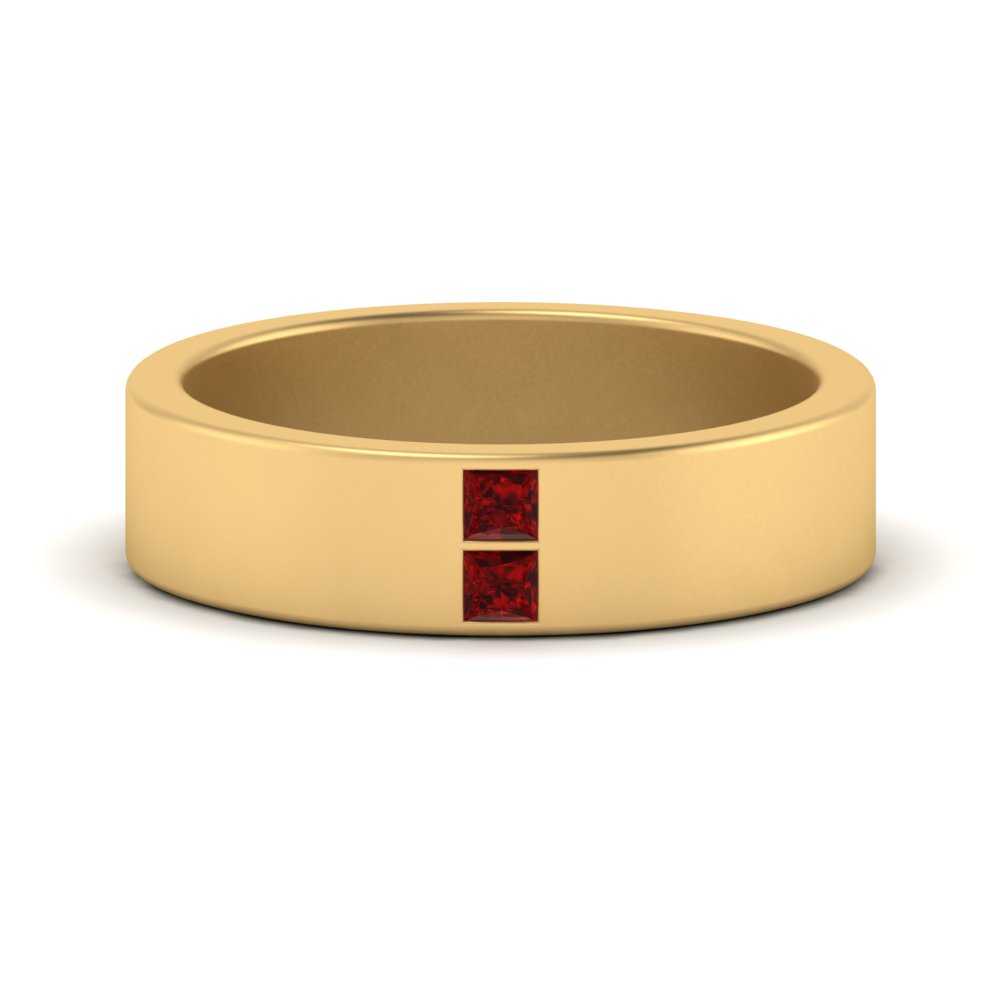 Square Diamond Mens Band