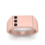 Load image into Gallery viewer, Three Stone Mens Engagement Ring
