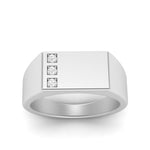 Load image into Gallery viewer, Three Stone Mens Engagement Ring
