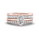Load image into Gallery viewer, stackable-bands-with-marquise-solitaire-ring-in-FD10155-NL-RG
