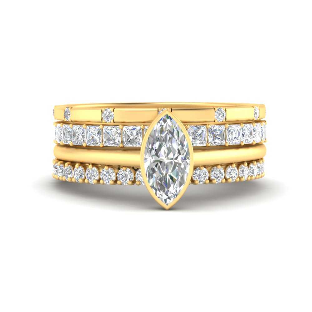 stackable-bands-with-marquise-solitaire-ring-in-FD10155-NL-YG