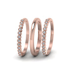 Load image into Gallery viewer, stackable-diamond-milgrain-women-wedding-ring-bands-in-18K-rose-gold-FD8131B-NL-RG.jpg

