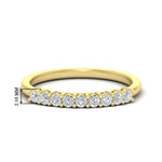 Load image into Gallery viewer, stackable-elegance-round-0.25-carat-diamond-band-in-gold-FD8008B-0.25CT-NL-YG-HW
