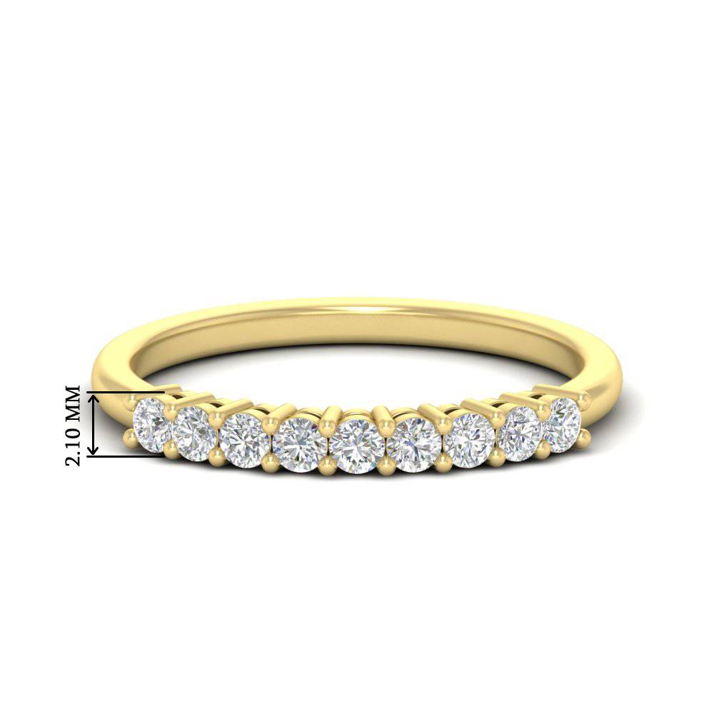 stackable-elegance-round-0.25-carat-diamond-band-in-gold-FD8008B-0.25CT-NL-YG-HW