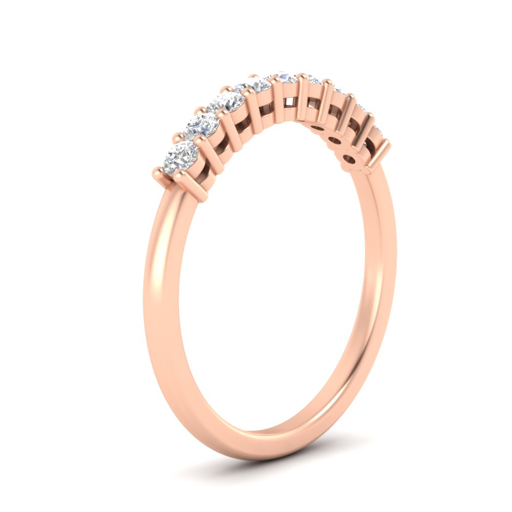 stackable-elegance-round-0.25-carat-diamond-band-in-rose-gold-FD8008BANGLE2-0.25CT-NL-RG