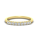 Load image into Gallery viewer, stackable-elegance-round-0.25-carat-diamond-band-in-yellow-gold-FD8008B-0.25CT-NL-YG
