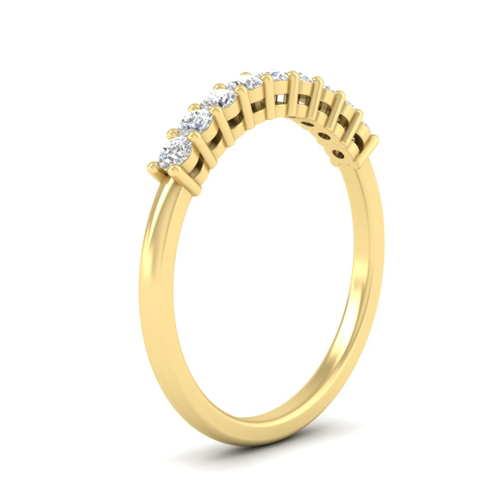 stackable-elegance-round-0.25-carat-diamond-band-in-yellow-gold-FD8008BANGLE2-0.25CT-NL-YG