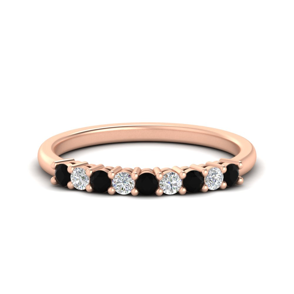 stackable-elegance-round-black-diamond-0.25-carat-diamond-band-in-rose-gold-FD8008GBLACK-0.25CT-NL-RG