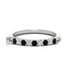 Load image into Gallery viewer, stackable-elegance-round-black-diamond-0.25-carat-diamond-band-in-white-gold-FD8008GBLACK-0.25CT-NL-WG-HW