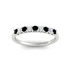 Load image into Gallery viewer, stackable-elegance-round-black-diamond-0.25-carat-diamond-band-in-white-gold-FD8008GBLACKANGLE5-0.25CT-NL-WG