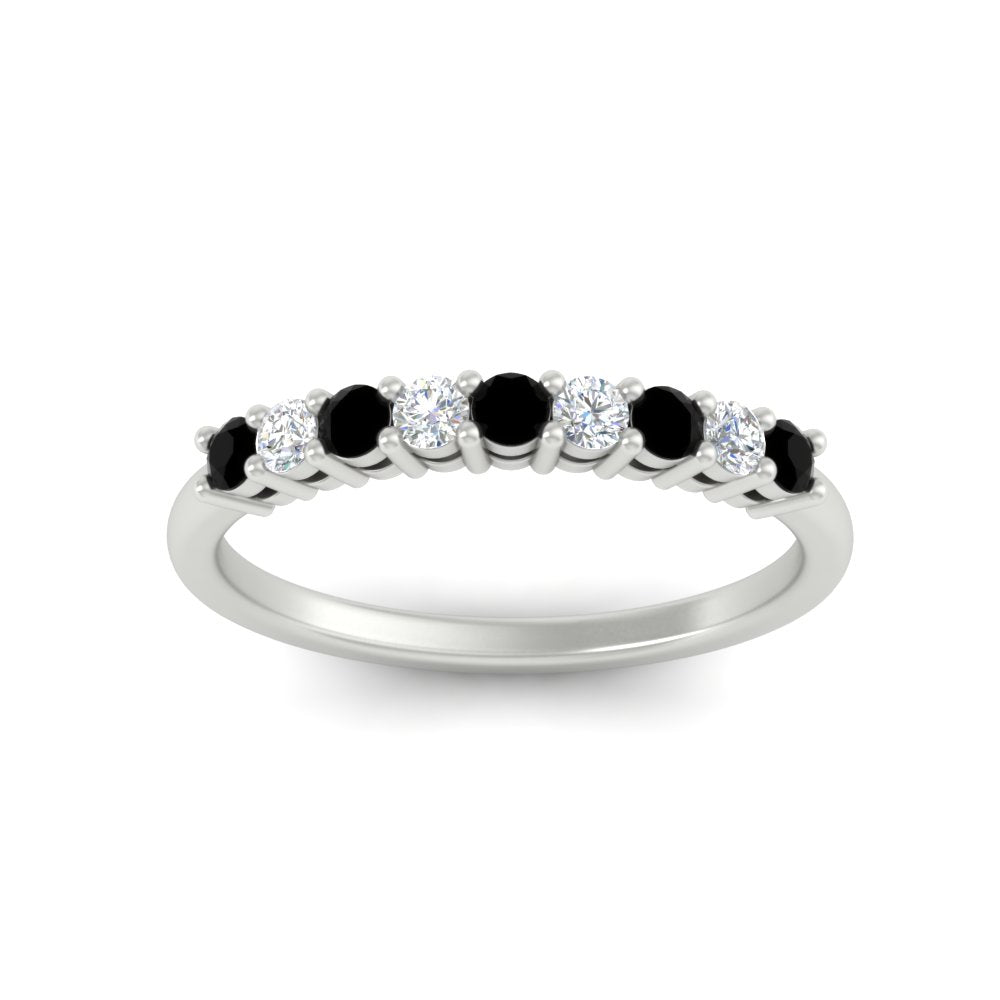 stackable-elegance-round-black-diamond-0.25-carat-diamond-band-in-white-gold-FD8008GBLACKANGLE5-0.25CT-NL-WG