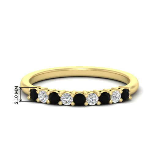 stackable-elegance-round-black-diamond-0.25-carat-diamond-band-in-yellow-gold-FD8008GBLACK-0.25CT-NL-YG-HW
