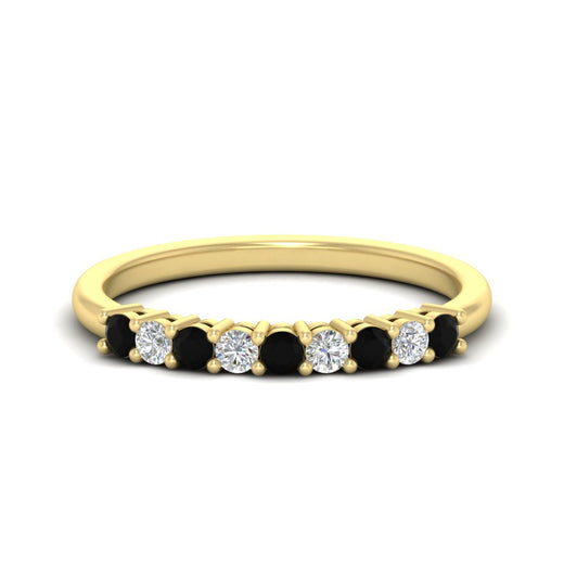 stackable-elegance-round-black-diamond-0.25-carat-diamond-band-in-yellow-gold-FD8008GBLACK-0.25CT-NL-YG