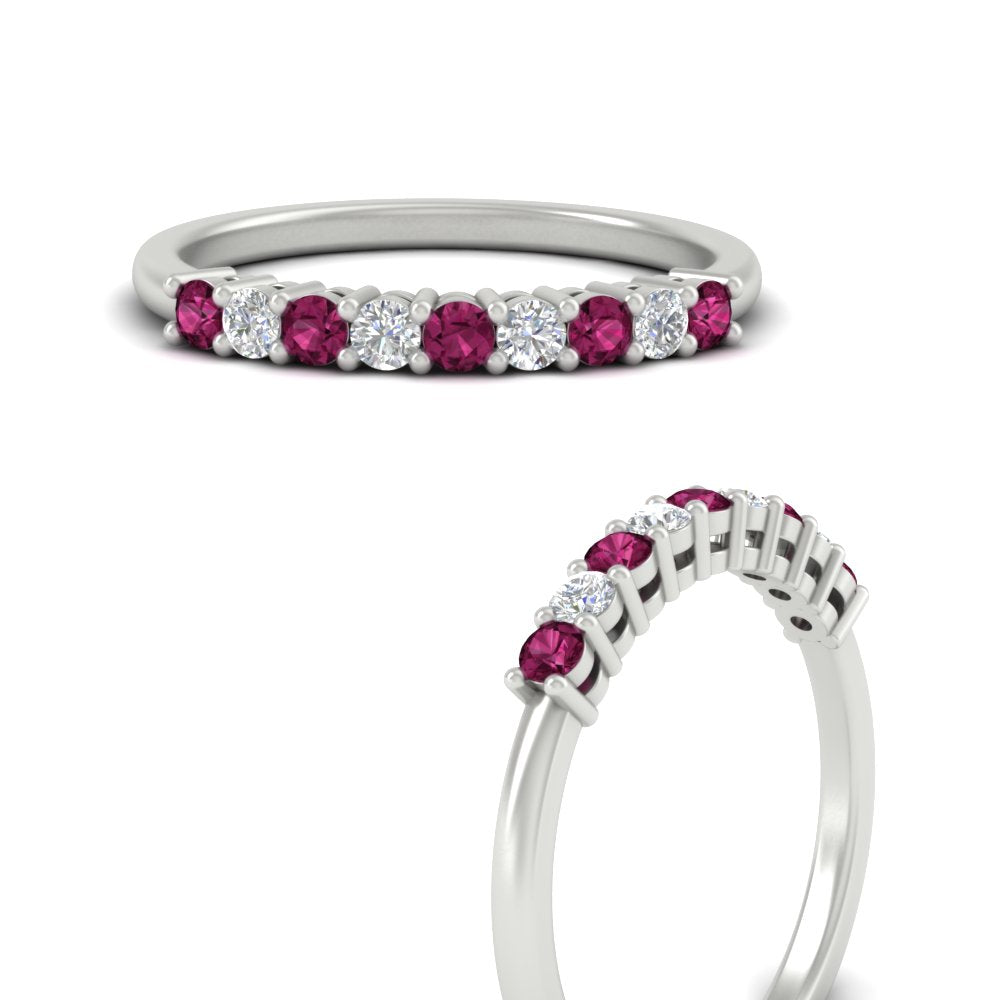 stackable-elegance-round-pink-sapphire-0.25-carat-diamond-band-in-white-gold-FD8008GSADRPIANGLE3-0.25CT-NL-WG
