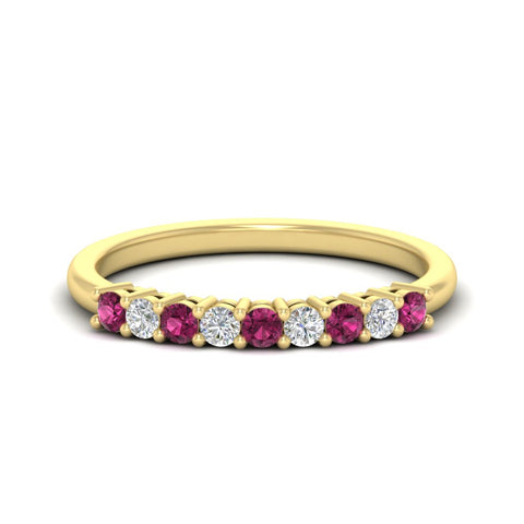 stackable-elegance-round-pink-sapphire-0.25-carat-diamond-band-in-yellow-gold-FD8008GSADRPI-0.25CT-NL-YG