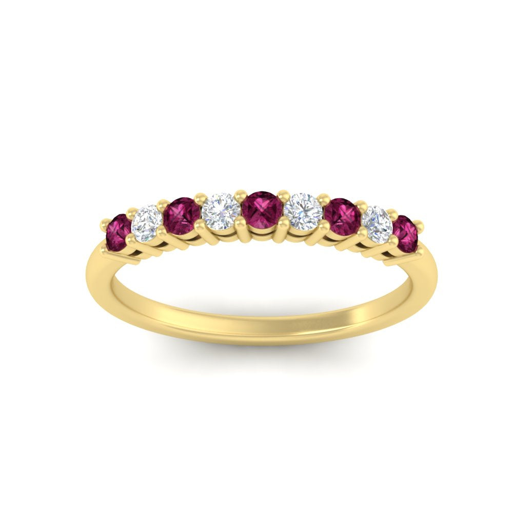 stackable-elegance-round-pink-sapphire-0.25-carat-diamond-band-in-yellow-gold-FD8008GSADRPIANGLE5-0.25CT-NL-YG