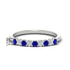 Load image into Gallery viewer, stackable-elegance-round-sapphire-0.25-carat-diamond-band-in-white-gold-FD8008GSABL-0.25CT-NL-WG-HW