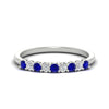 Load image into Gallery viewer, stackable-elegance-round-sapphire-0.25-carat-diamond-band-in-white-gold-FD8008GSABL-0.25CT-NL-WG