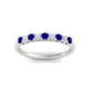 Load image into Gallery viewer, stackable-elegance-round-sapphire-0.25-carat-diamond-band-in-white-gold-FD8008GSABLANGLE5-0.25CT-NL-WG