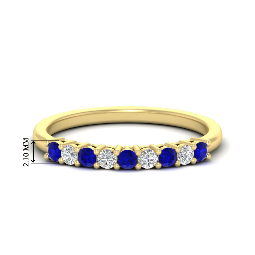 stackable-elegance-round-sapphire-0.25-carat-diamond-band-in-yellow-gold-FD8008GSABL-0.25CT-NL-YG-HW