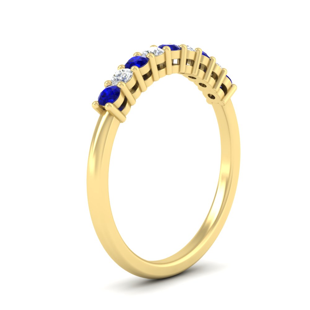 stackable-elegance-round-sapphire-0.25-carat-diamond-band-in-yellow-gold-FD8008GSABLANGLE2-0.25CT-NL-YG