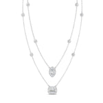 Load image into Gallery viewer, stackable-halo-station-diamond-necklace-in-FDNK11062ANGLE1-NL-WG
