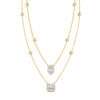 Load image into Gallery viewer, stackable-halo-station-diamond-necklace-in-FDNK11062ANGLE1-NL-YG