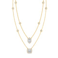 Thumbnail 3 - stackable-halo-station-diamond-necklace-in-FDNK11062ANGLE1-NL-YG